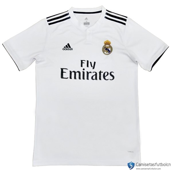 Tailandia Camiseta Real Madrid Primera equipo 2018-19 Blanco